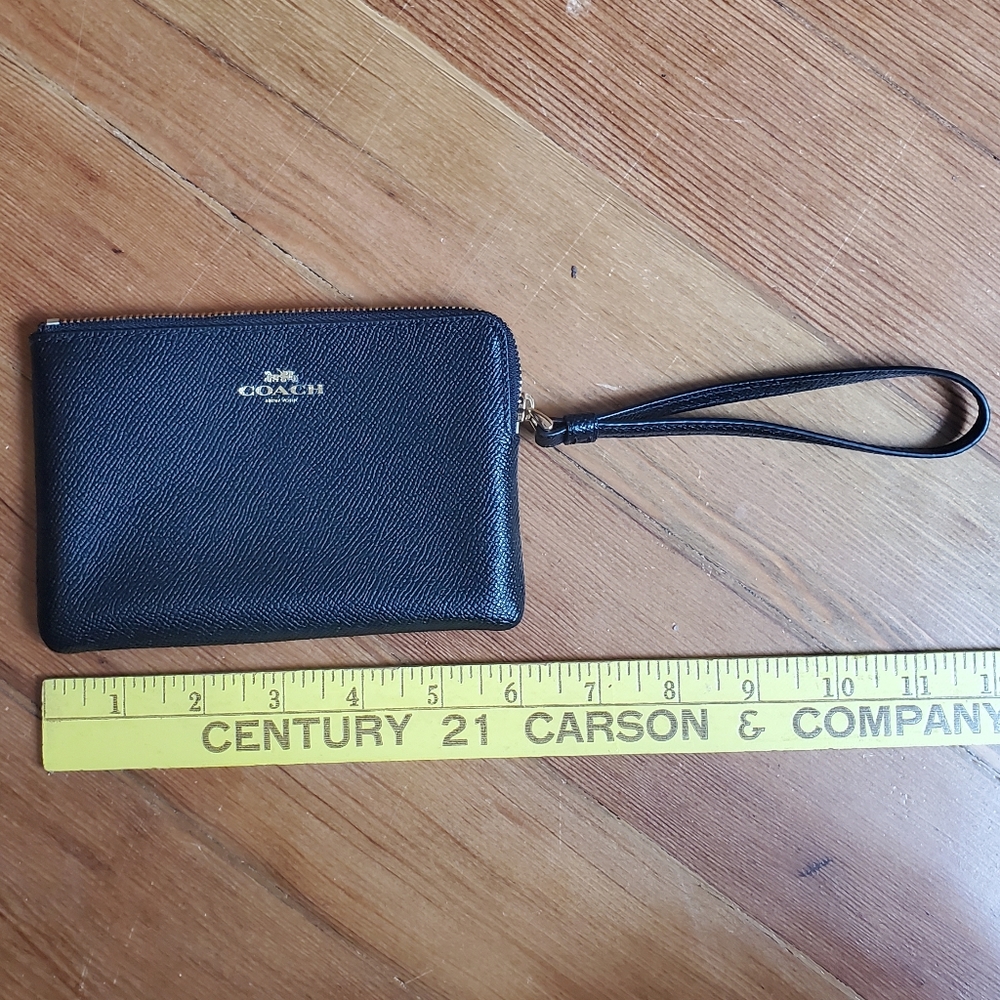 NWOT Black Coach Wristlet